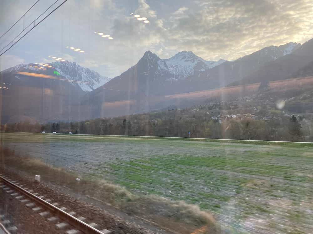 vista dal treno torino parigi