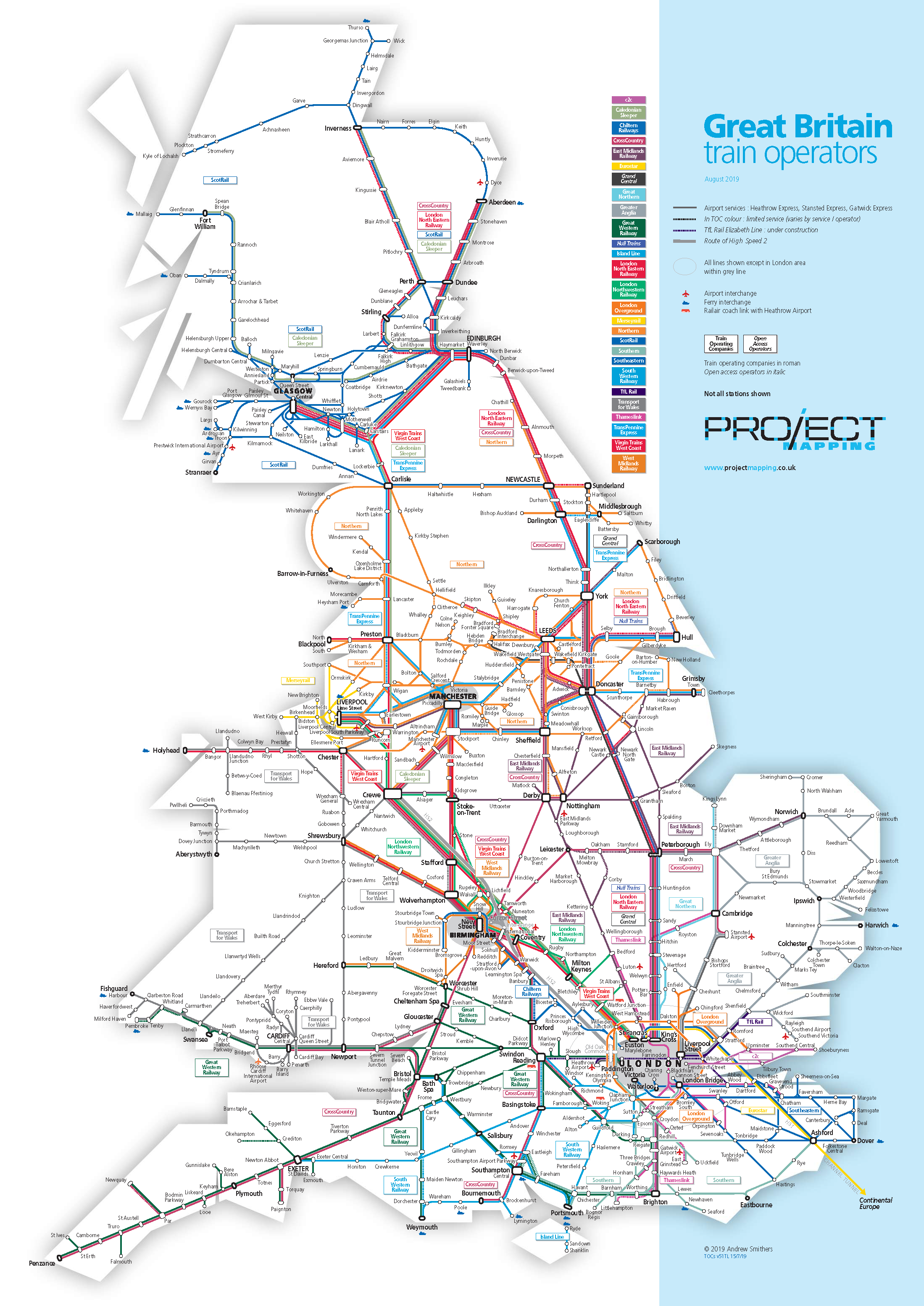 National Rail Map UK Train Map Trainline