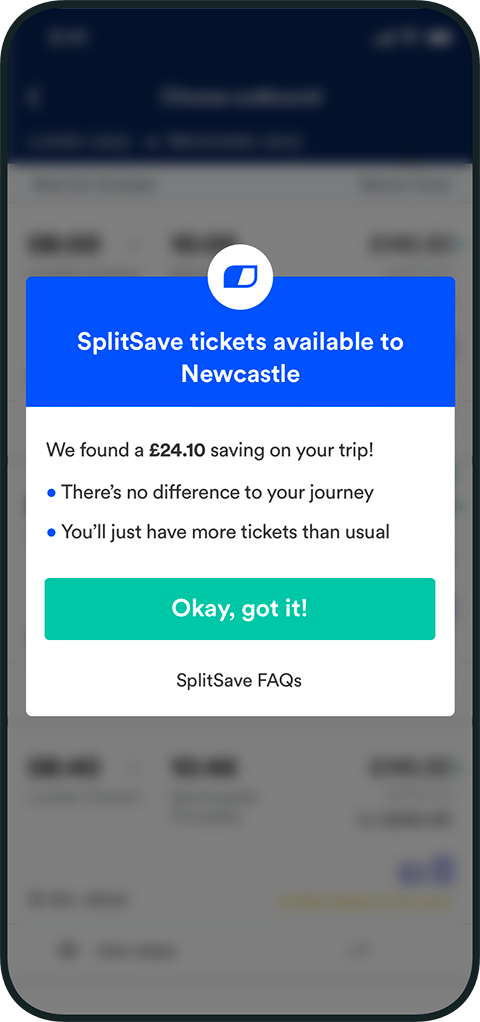 Split Tickets | Get Split Train Tickets with SplitSave | Trainline