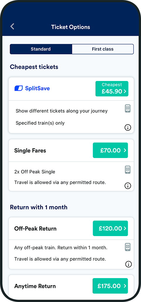 Split Tickets | Get Split Train Tickets with SplitSave | Trainline