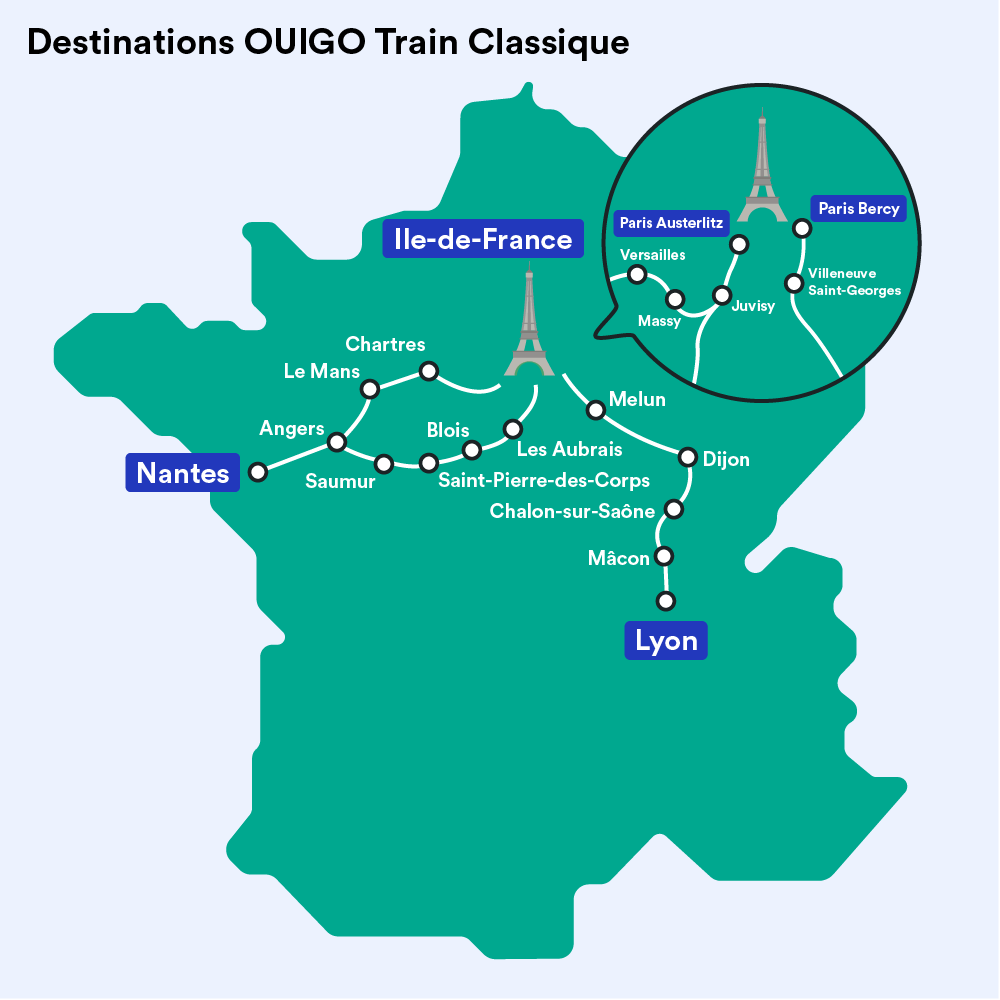 OUIGO SNCF | Billet de trains pas cher TGV Low-cost | Trainline
